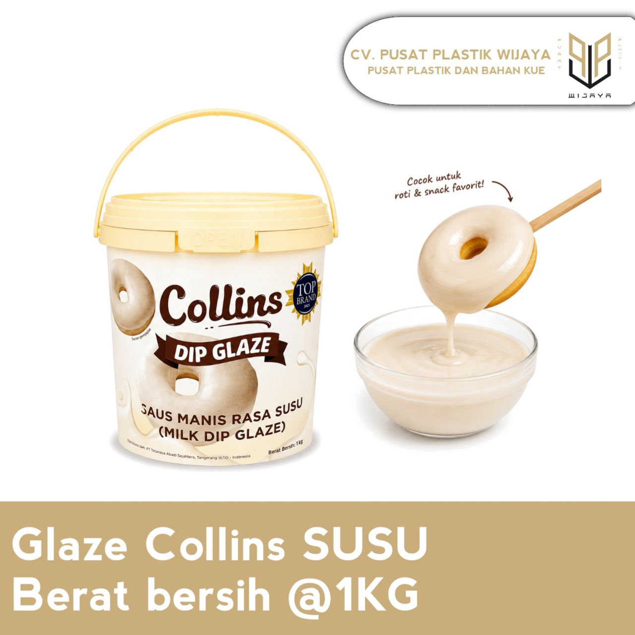 GLAZE COLINS MILK 1KG