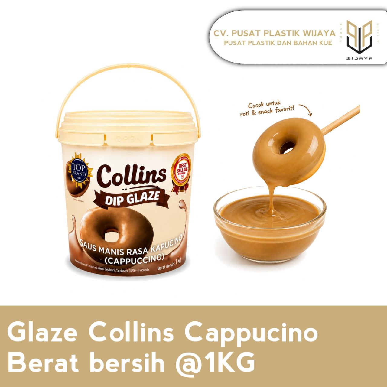 GLAZE COLINS CAPUCINO 1KG