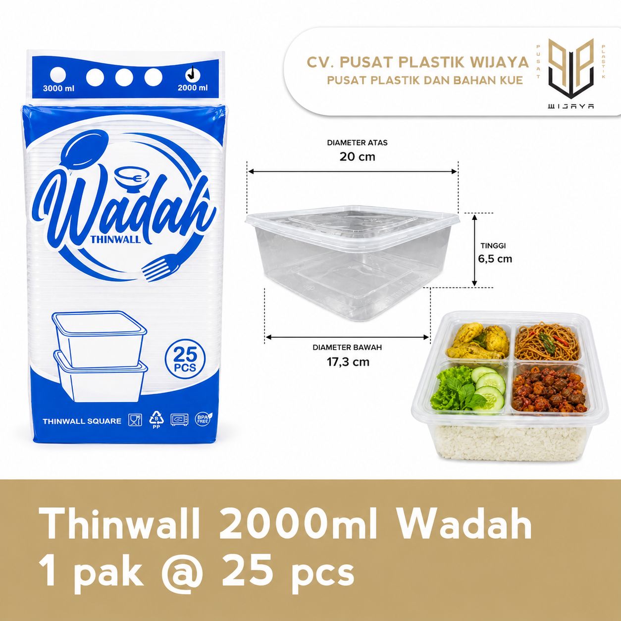 TW SQ 2000ML WADAH