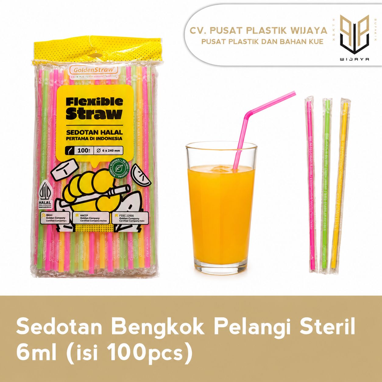 SDT BGK PELANGI 6MM OXO (100)